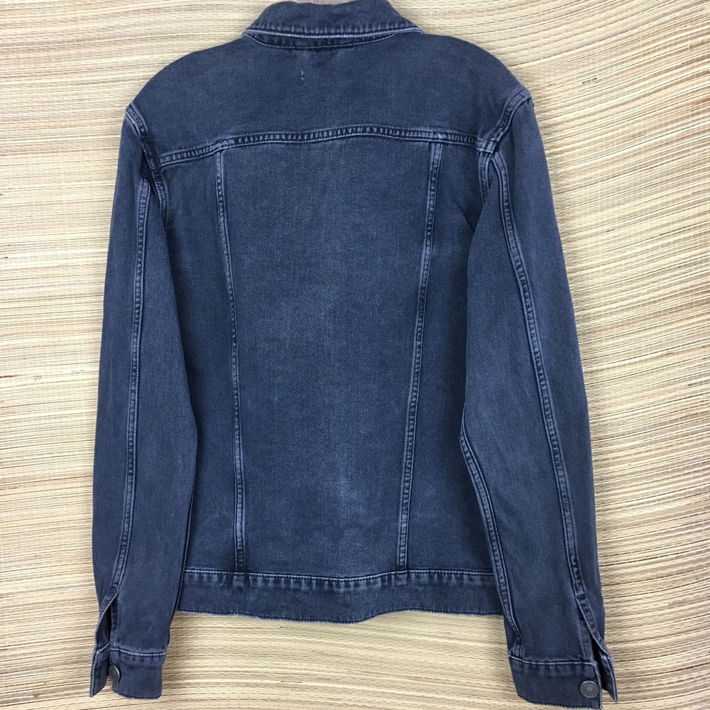 AllSaints Mallaig Denim Jacket Button Up Men’s Jacket Size S - Picture 4 of 12